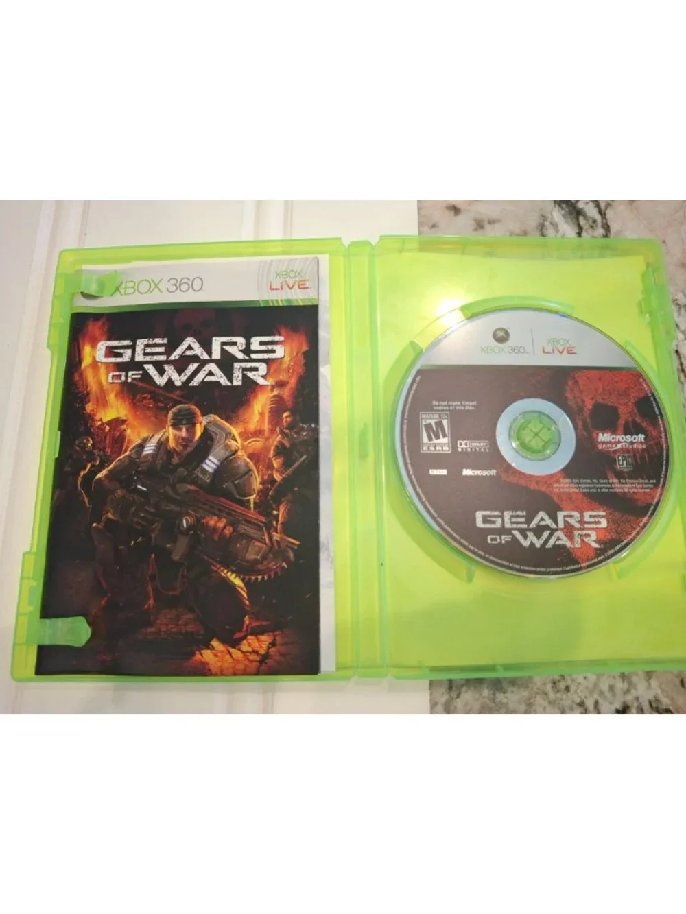 Gears of War Xbox 360 2006 Epic Games Microsoft Shooter Original CIB